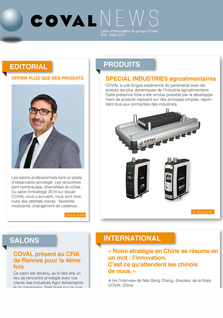 New letter COVAL Mars 2015 - LEM+ LEMAX+ Appli mobile