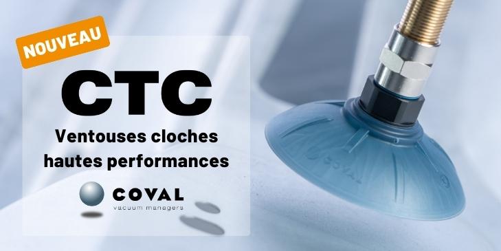 Ventouses cloches hautes performances CTC, les ventouses qui collent aux tôles