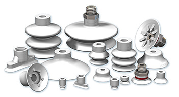 Ventouses de préhension en silicone COVAL