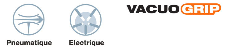 les palonniers à ventouses VACUOGRIP COVAL sont disponibles en version énergie électrique ou pneumatique, selon votre installation