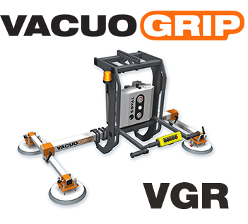 Appareil de manutention par le vide : Palonnier à ventouses pour le pivotement 90° (rotation 90°) de tôles ou panneaux, VACUOGRIP COVAL, série VGR